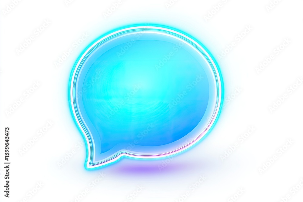 Neon Speech Bubble Neon Speech Bubble