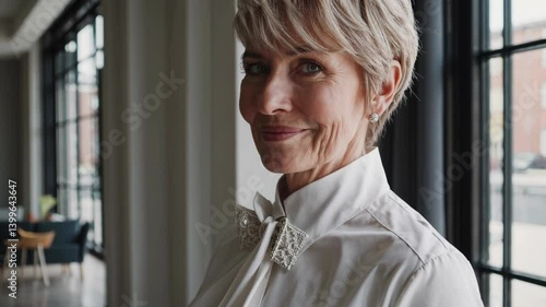 The Elegant Smiling Woman