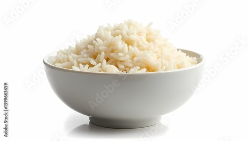 Obraz na płótnie bowl of cooked white rice w salonie