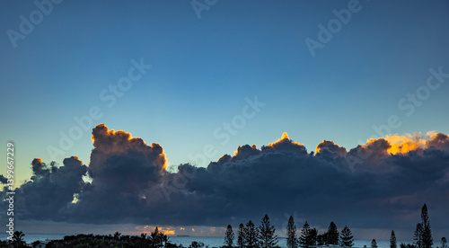 sturmwollen über der sunshine Coast in Queensland, australien