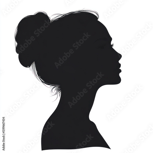 silhouette of a woman