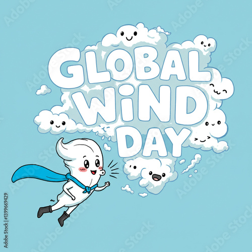 Whimsical Superhero Cloud C...