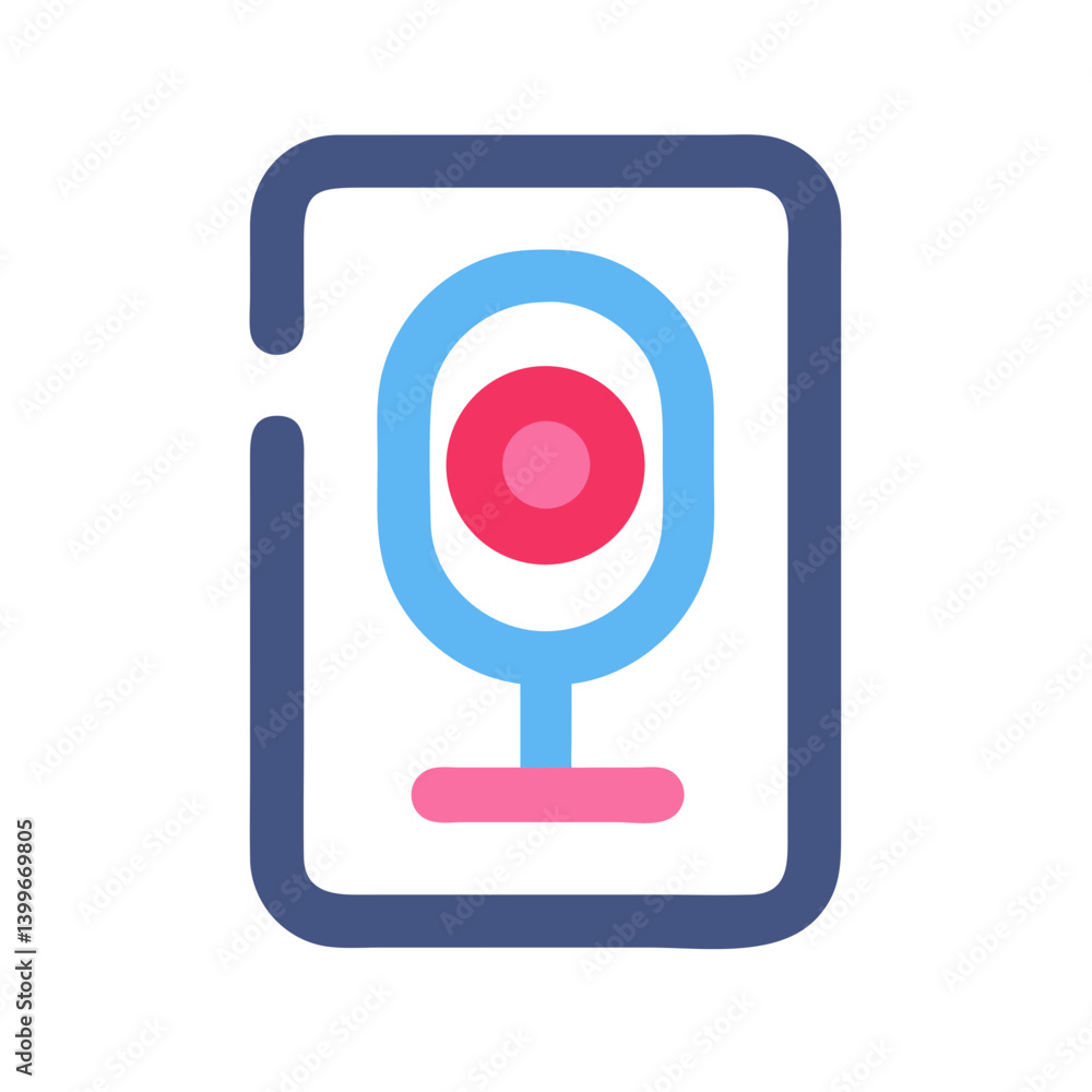 Audio Recorder Icon Representing Sound Recording, Media, and Digital Audio Audio Recorder Icon Representing Sound Recording, Media, and Digital Audio