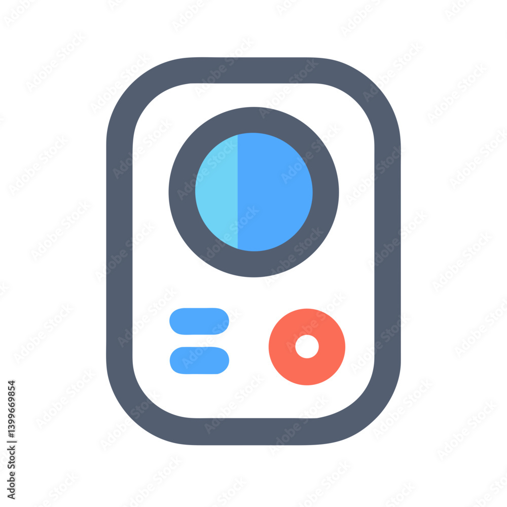 Audio Recorder Icon Representing Sound Recording, Media, and Digital Audio Audio Recorder Icon Representing Sound Recording, Media, and Digital Audio