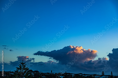 sturmwollen über der sunshine Coast in Queensland, australien