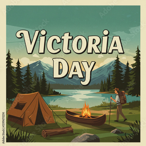 Retro Style Illustration of...