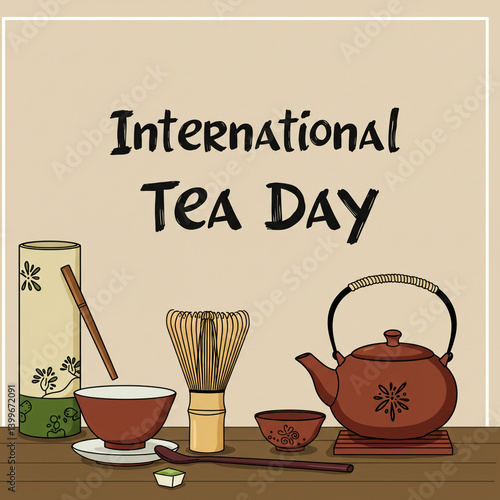 International Tea Day Illus...