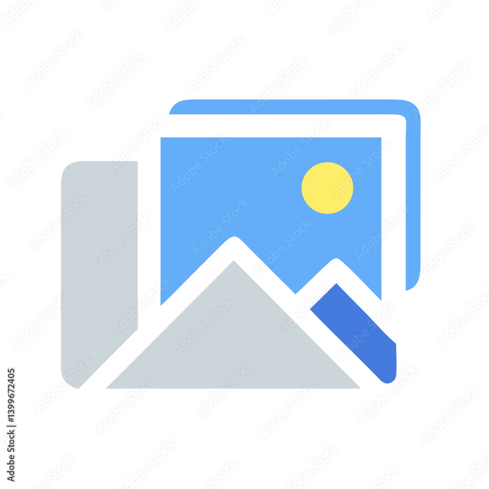 Photo Icon Representing Photography, Visual Content, and Image Sharing Photo Icon Representing Photography, Visual Content, and Image Sharing