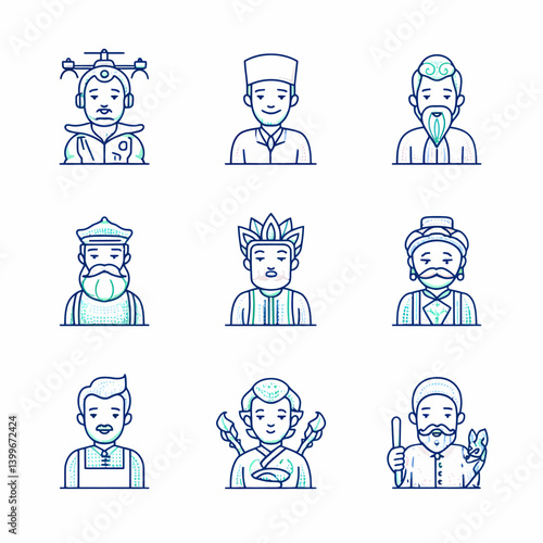 Diversity of Cultures - Icons