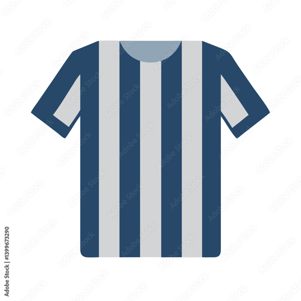 Referee Jersey Icon Representing Sports, Officiating, and Game Regulation Referee Jersey Icon Representing Sports, Officiating, and Game Regulation