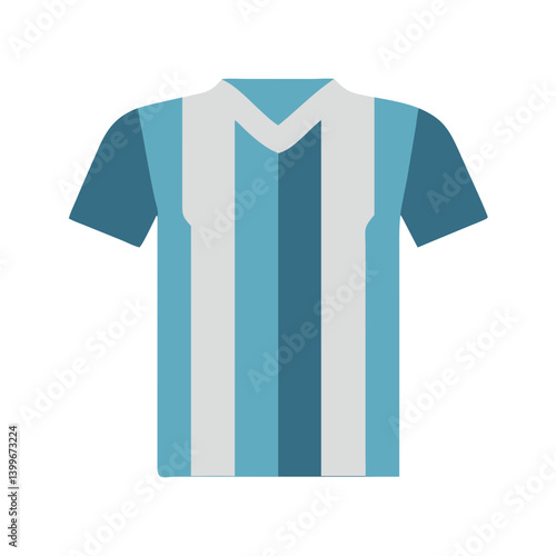 Referee Jersey Icon Representing Sports, Officiating, and Game Regulation