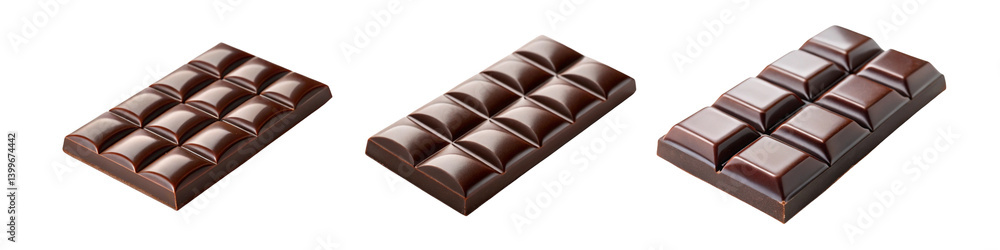 Delicious Dark Chocolate Bars Displayed Against a transparent Background
Delicious Dark Chocolate Bars Displayed Against a transparent Background