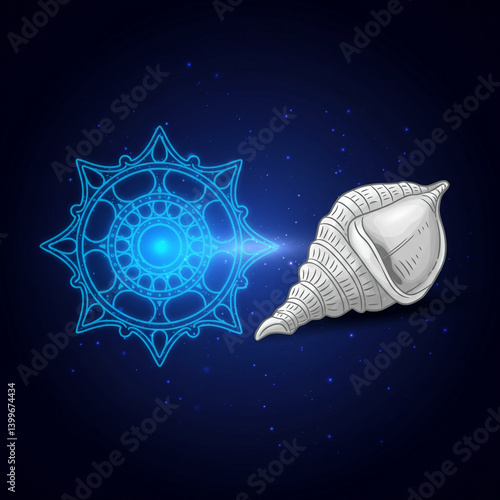 Illuminated Shankha (Conch ...