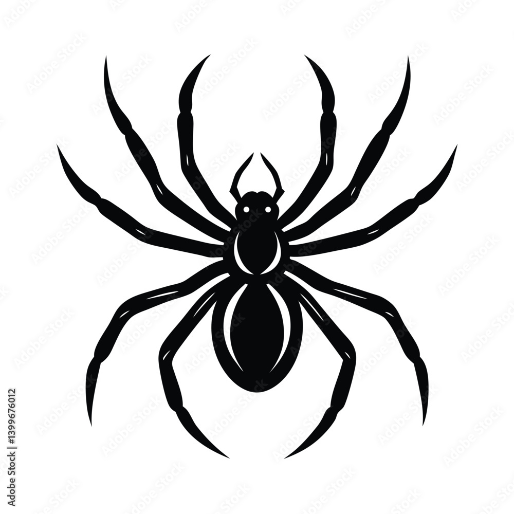 Spider vector silhouette Spider vector silhouette