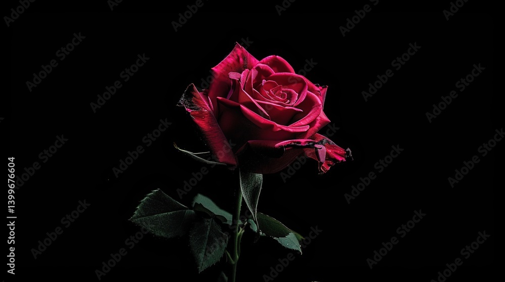 Fototapeta premium Father's Day Rosebush Flower Background: Praising Father's Affectionate Protection like Flowers Protecting the Family with the Blossoms in the Rosebush