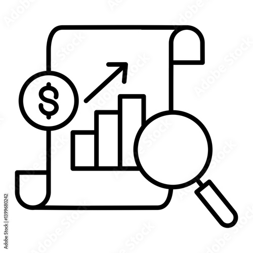 financial analysis icon