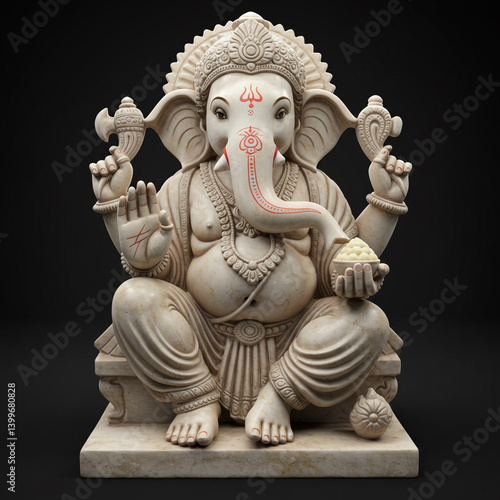 Peaceful Lord Ganesha Statu...
