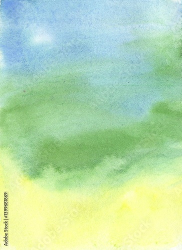 Hand-painted watercolor texture background 