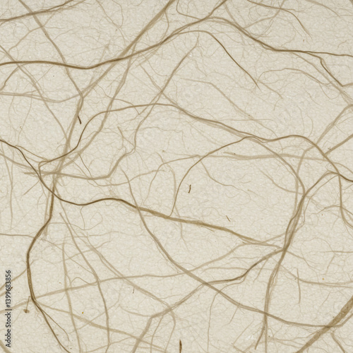 Close-up of Tan Fiber Paper...