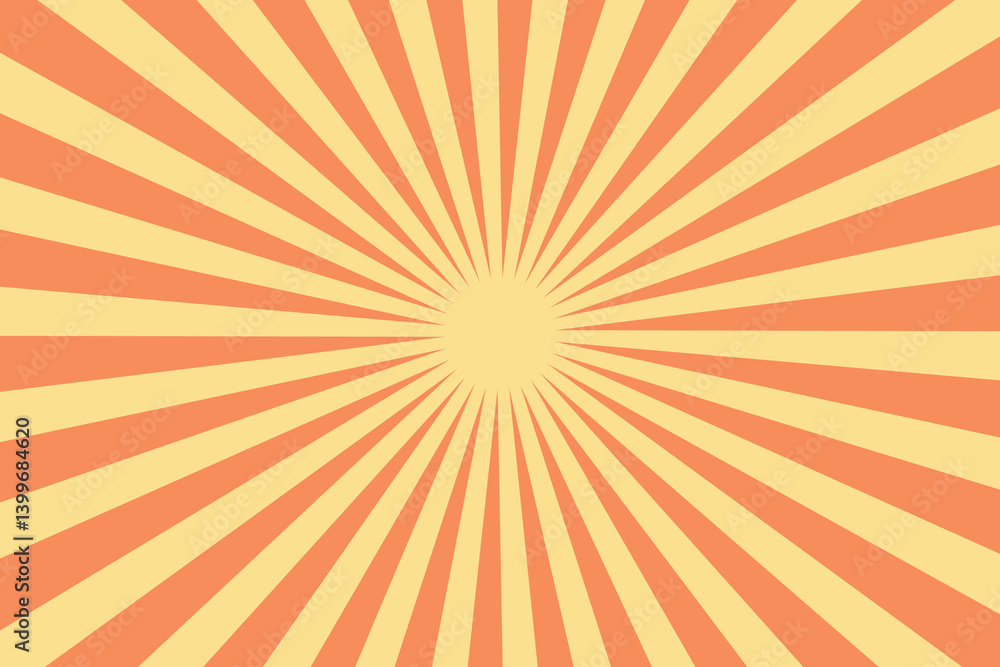 Fototapeta premium Sunburst retro background. Sunburst vector illustration. Sunburst vintage background. Sunburst retro background
