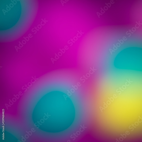 Vibrant Abstract Blurred Ba...
