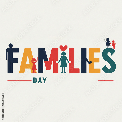 Colorful Typography for Fam...