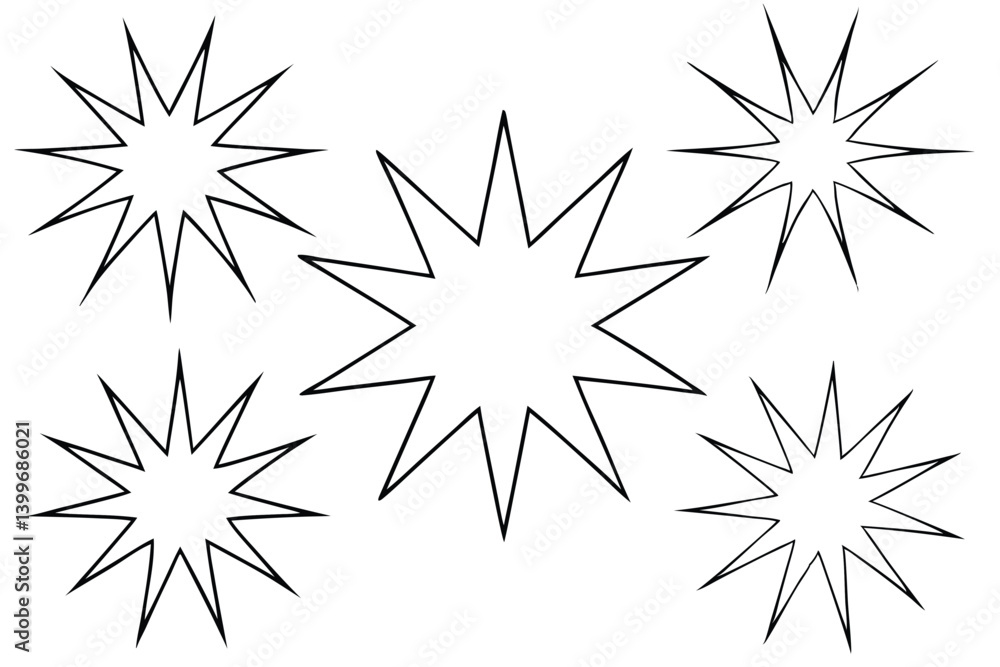 Obraz premium chargeline burst line art bold colorful abstrac