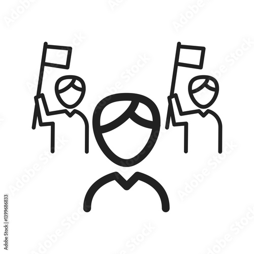 Campaign icon vector image. Suitable for mobile apps, web apps and print media.
