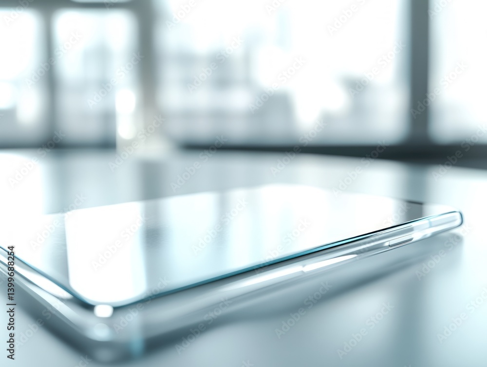 modern gadget mock-up concept, glass panel, lightweight and fingerprint-resistant modern gadget mock-up concept, glass panel, lightweight and fingerprint-resistant