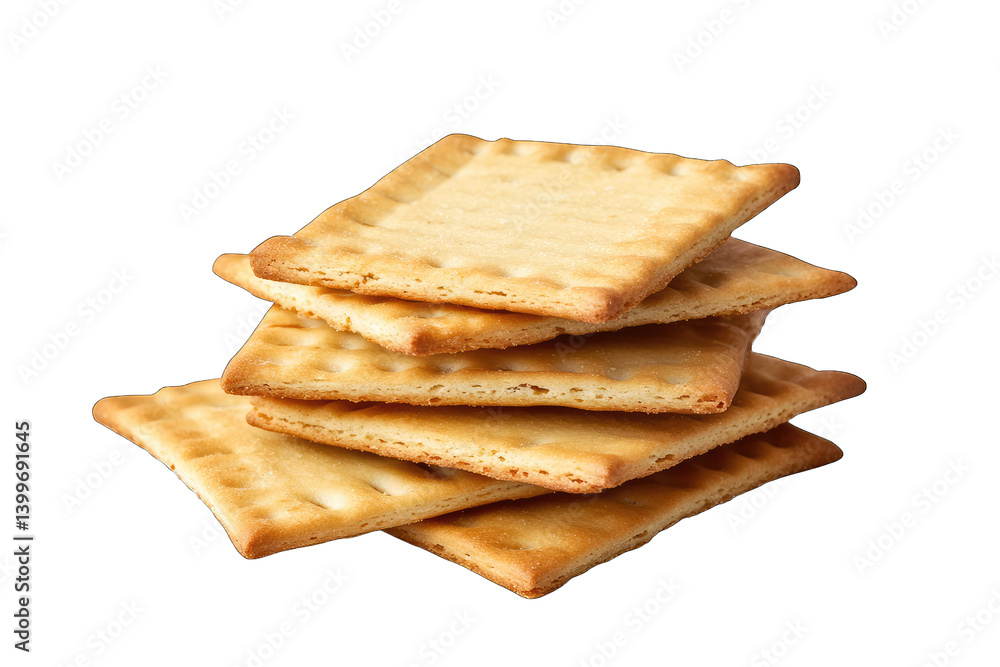 a stack of golden-brown crackers arranged neatly showcasing their crisp texture and square shape ideal for snacking pairing with cheese or using in recipes a stack of golden-brown crackers arranged neatly showcasing their crisp texture and square shape ideal for snacking pairing with cheese or using in recipes