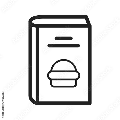 Fast Food Recipes icon vector image. Suitable for mobile apps, web apps and print media.