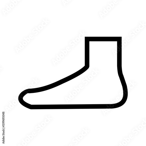 Foot icon vector image. Suitable for mobile apps, web apps and print media.