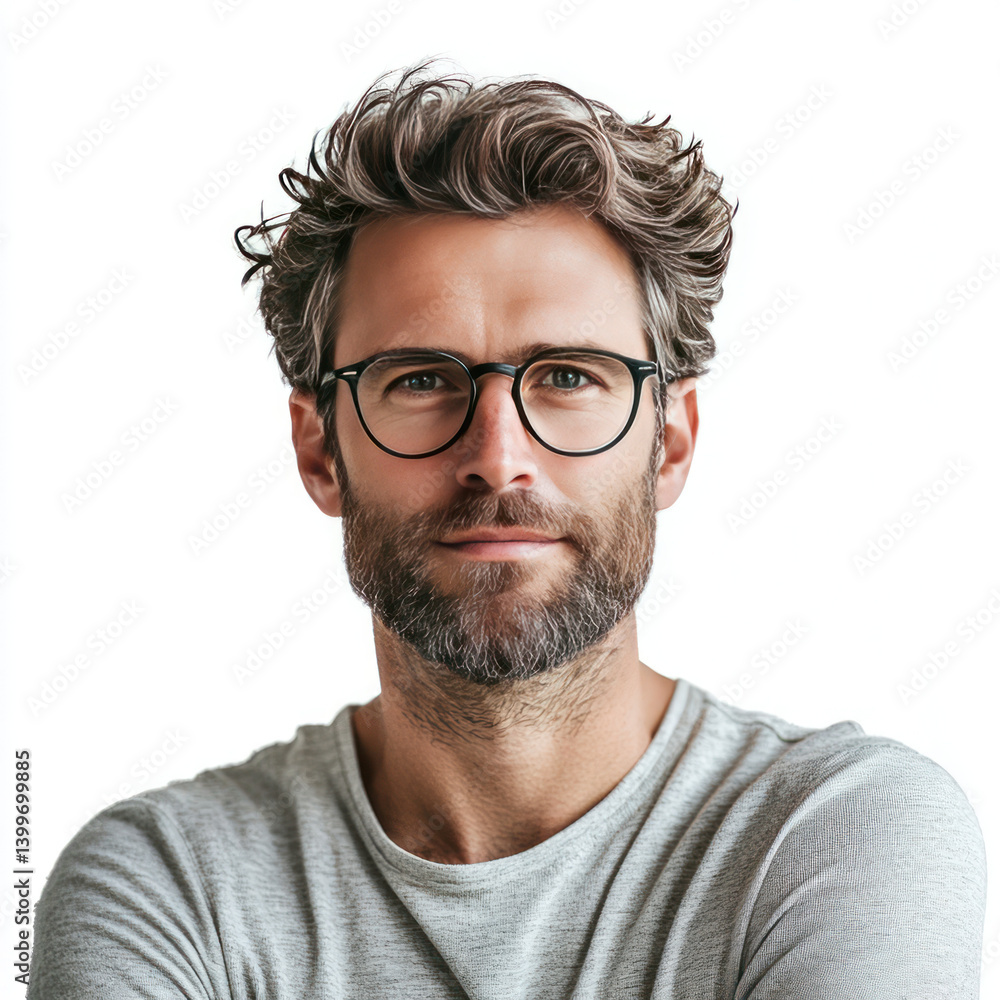 man with glasses man with glasses
