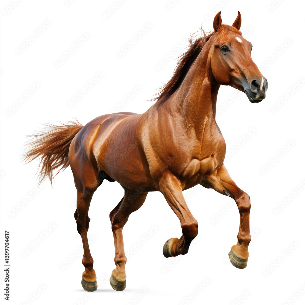 horse isolated on white background horse isolated on white background