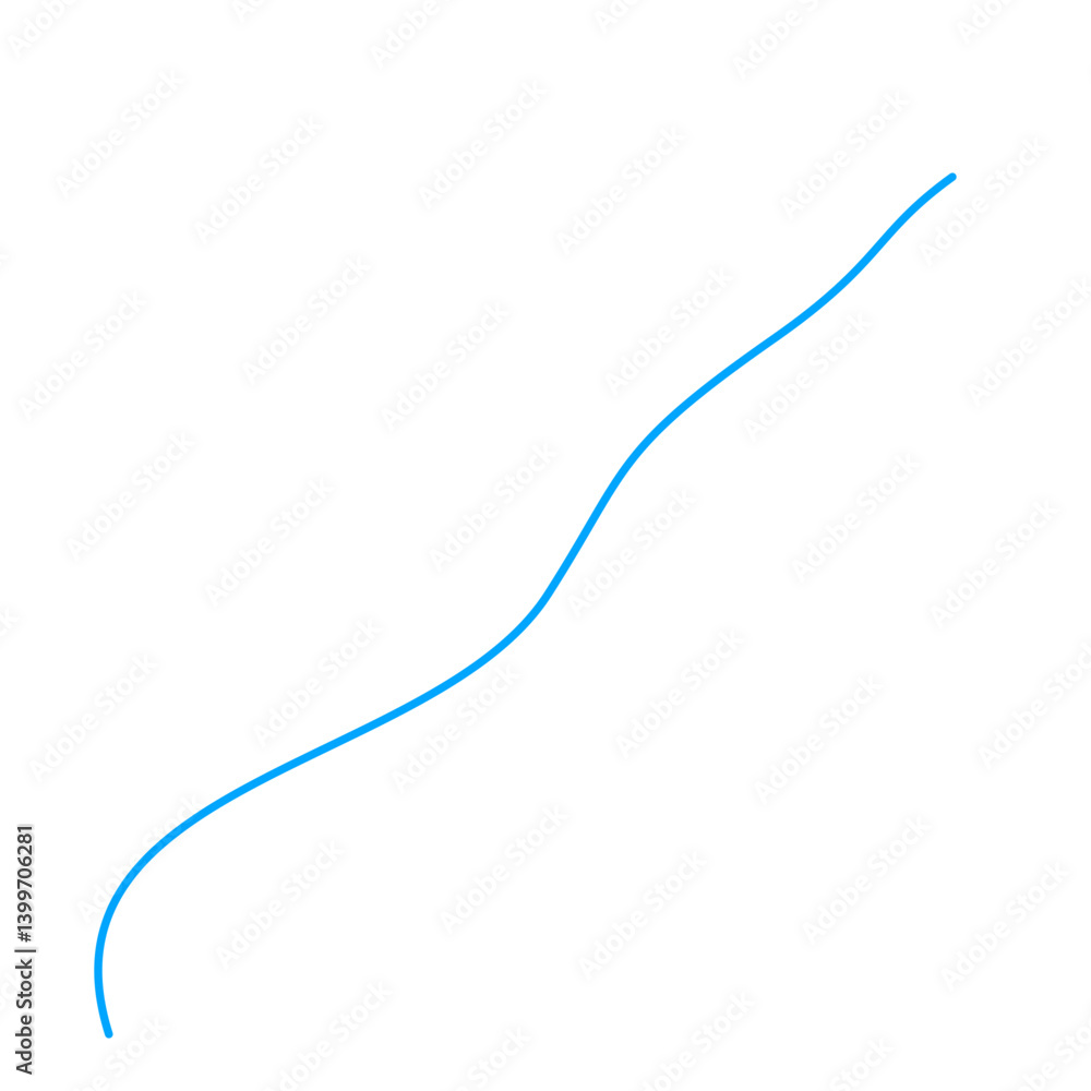 Blue Thread Illustration Blue Thread Illustration