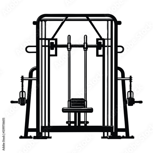 gym equipment vector illustration