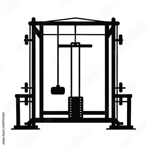 gym equipment vector illustration