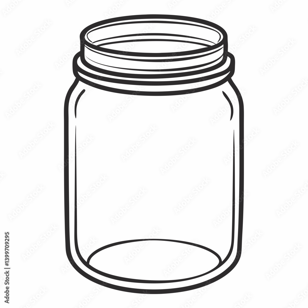 glass jar vector illustration glass jar vector illustration