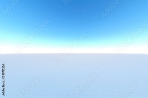 Obraz na płótnie Clear bright sky and plain white ground w salonie