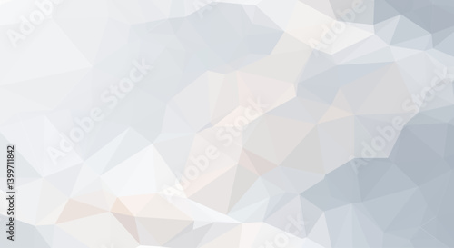 vector polygonal abstract background realistic Polygonal Mosaic Light blue