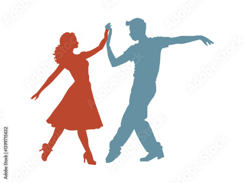 man and woman dancing
