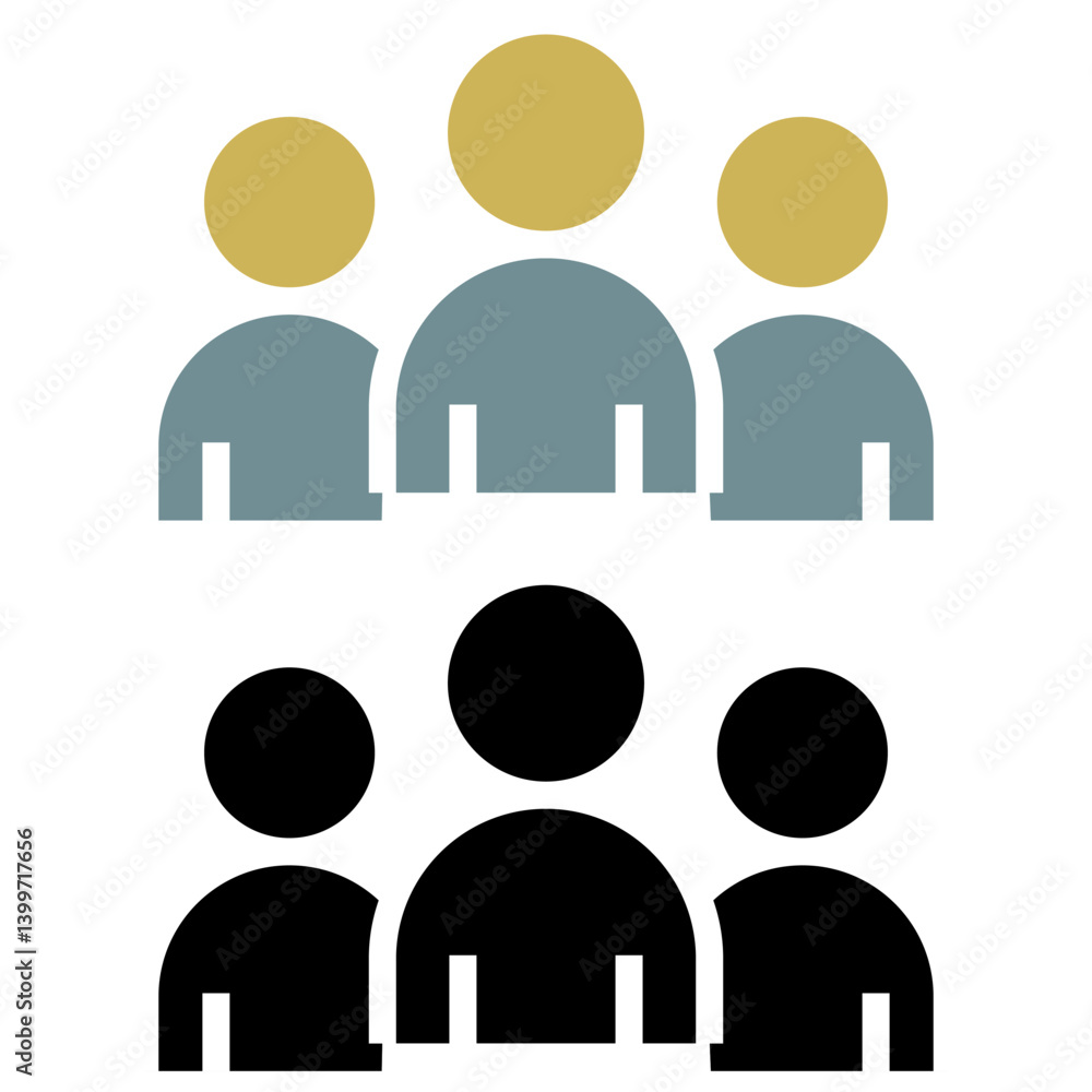 group of people icon, simple flat style, illustration, logo sign symbol pictogram template, for ui or ux isolated on white for mobile app, editable group of people icon, simple flat style, illustration, logo sign symbol pictogram template, for ui or ux isolated on white for mobile app, editable