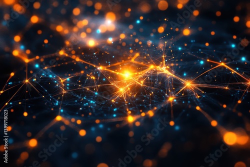 Abstract network background