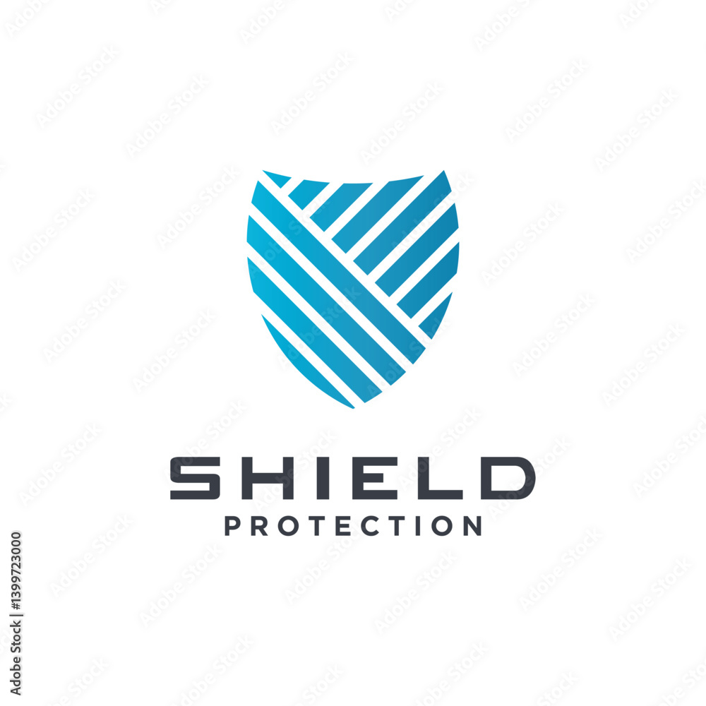 Modern shield logo , symbol protection, security, and technology. Modern shield logo , symbol protection, security, and technology.