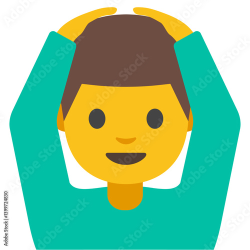 Person making OK gesture 
