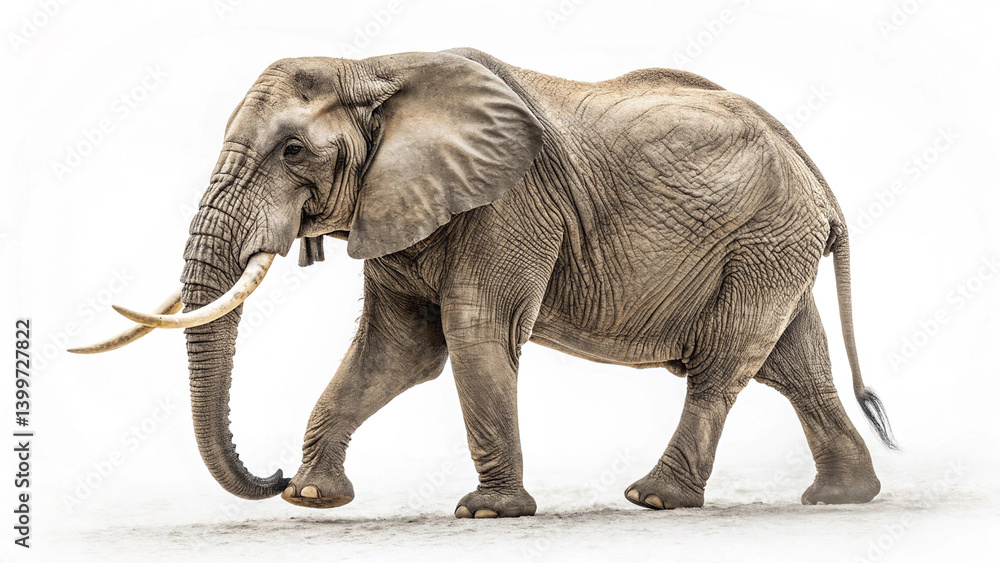 Obraz premium elephant images with white background