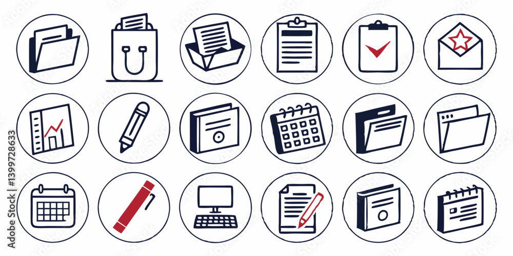 Vector set of computer and phone icons for web and mobile design Vector set of computer and phone icons for web and mobile design