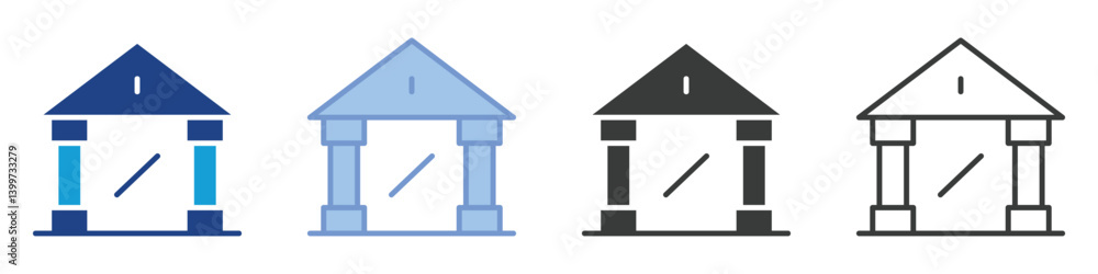 Bank Icons Collection – Multiple Vector Styles Icons Bank Icons Collection – Multiple Vector Styles Icons