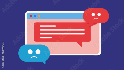 Empty Text Conversation A chat window with messages left unread depicting the worry of hitting send and the fear of not receiving a response.