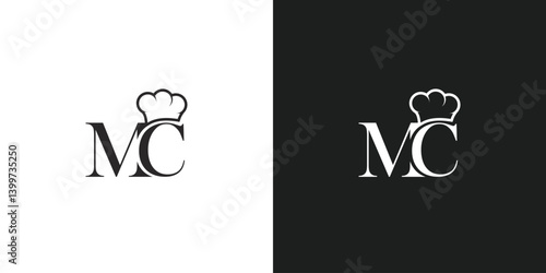 Letter MC for Chef or Restaurant Logo Design